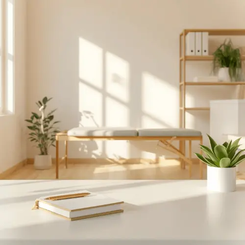 Interni dello studio di fisioterapia a Piazza Immacolata